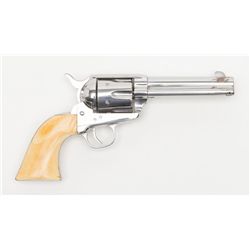 Colt SAA revolver, .44-40 cal., 4-3/4” barrel,  re-nickeled finish, ivory grips, #93116 in overall