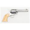 Image 1 : Colt SAA revolver, .44-40 cal., 4-3/4” barrel,  re-nickeled finish, ivory grips, #93116 in overall