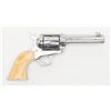 Image 1 : Colt SAA revolver, .44-40 cal., 4-3/4” barrel,  re-nickeled finish, ivory grips, #93116 in overall