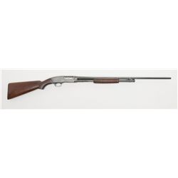 Winchester Model 42 pump action shotgun, .410  gauge, Serial #34453.  The shotgun is in overall  goo