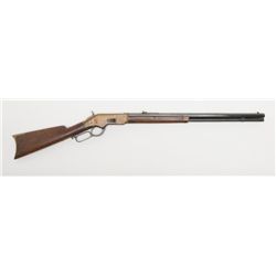 Historic Winchester Model 1866 lever action rifle,  .44 cal., 24” octagon barrel, re-blued finish to