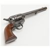 Image 8 : Colt Civilian Model SAA revolver, .45 cal., 7-1/2”  barrel, blue and case hardened finish, wood  gri