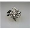 Image 3 : Fabulous Diamond Cocktail Ring with 30 round  brilliant cut Diamonds weighing approx. 1.20  carats w