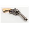 Image 8 : Colt Civilian Model SAA revolver, .45 cal., 4-3/4”  barrel, nickel finish, ivory grips, #109259  acc