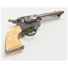 Image 9 : Colt Civilian Model SAA revolver, .45 cal., 4-3/4”  barrel, nickel finish, ivory grips, #109259  acc