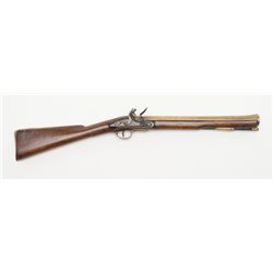 Brass barrel flintlock blunderbuss or coach gun  marked “Lane” on the lock circa about 1810-30 with