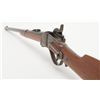 Image 9 : Sharps New Model percussion carbine in .52  caliber, serial number 25101. The metal surfaces  are in