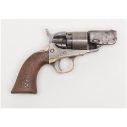 Colt Pocket Navy Conversion period shortened to  “Belly Gun” size, .36 cal., 2” barrel, blue and  ca