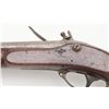 Image 3 : European made military style flintlock musket  showing probable American restock in a reddish  color