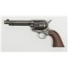 Image 2 : Colt Civilian Model SAA revolver, .45 cal., 5-1/2”  barrel, blue and case hardened finish, wood  gri