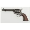 Image 2 : Colt Civilian Model SAA revolver, .45 cal., 5-1/2”  barrel, blue and case hardened finish, wood  gri