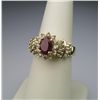 Image 3 : Sensational Ruby and Diamond Ring with approx.  1.00 carat oval ruby accented with 30 round and  bag