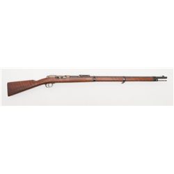 Mauser Model 71/84, 11 mm bolt action military  issue rifle in fine to excellent original  condition