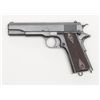 Image 2 : United States Property marked Colt Model 1911  semi-auto pistol, .45 cal. 5” barrel, old re-blued  f