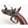 Image 8 : Double barrel flintlock pocket pistol of British  origin with locks signed “Tuite”. The pistol shows