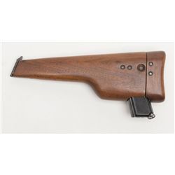 Canadian Inglis MK I* Hi-Power with shoulder stock  holster, #3CH3605, 9mm, 4 5/8  barrel, tangent