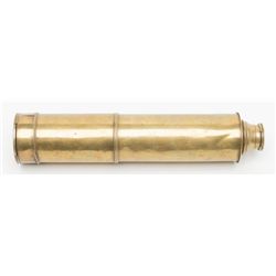 Authentic brass ships style telescope engraved “W.  Ashmore, Day and Night, London”, approximately