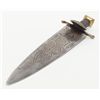 Image 6 : Interesting 19th to early 20th century wide bladed  dagger showing Russian eagle on guard and etched