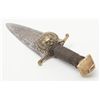 Image 7 : Interesting 19th to early 20th century wide bladed  dagger showing Russian eagle on guard and etched