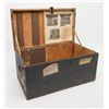 Image 2 : Vintage World War II field trunk belonging to  Brigadier General Steve Chappuis.  The field trunk  i