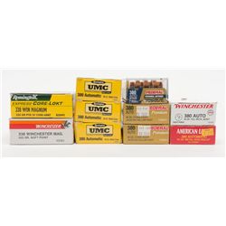 Ammo lot consisting of eight boxes of .380 Auto  ammunition totaling approximately 300 rounds of  va