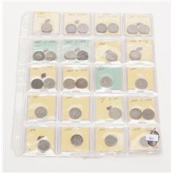 Wholesale sheets, 28 total of shield and Buffalo  nickels, various dates.  Est.:  $150-$300.