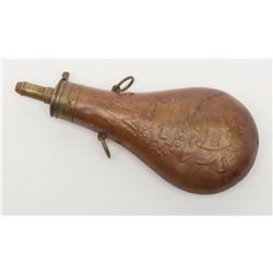 Batty marked Peace flask showing 1849 date and “k”  inspection remaining in good original condition.