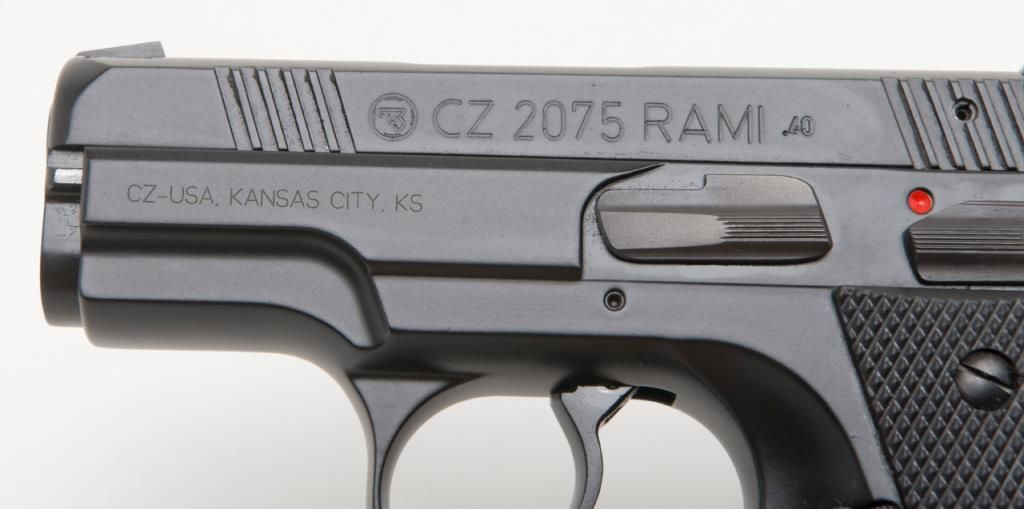 CZ Model 2075 RAMI compact DA semi-auto pistol, .40 cal., 3” barrel ...