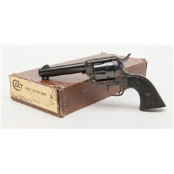 Colt SAA 2nd Generation revolver, .357 Magnum  cal., 4-3/4” barrel, blue and case hardened  finish,