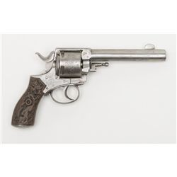 Belgian proofed large frame English Webley and  Scott DA revolver marked “British Constabulary” on