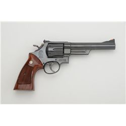 Smith & Wesson Model 29-3 DA revolver, .44 Mag.  cal., 6” barrel, blue finish, checkered medallion