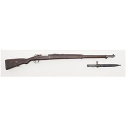 Turkish Mauser bolt action rifle, caliber  approximately 8mm, Serial #162631.  The rifle is  in over