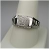 Image 2 : Men’s Handsome Diamond Ring with 62 micro-set  round cut diamonds weighing approx. 0.20 carats  with