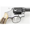 Image 8 : Smith & Wesson 5-Screw DA Hand Ejector revolver,  .32 Win. cal., 6” barrel, re-blued finish,  Franzi