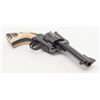 Image 8 : Ruger New Model Blackhawk Single Action revolver,  .45 cal., 4-1/2” barrel, black finish, stag grips