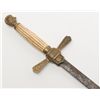 Image 3 : U.S. Militia Officers style sword of cadet size  with Roman helmet pommel and fluted  grip. Fair to