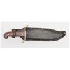 Image 1 : Large Modern Bowie knife by Western, Model W49 in  overall fine condition with leather sheath,  appr