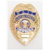 Image 1 : Bail Enforcement Officer badge; multi-color enamel  on gold shield; overall very good condition; no