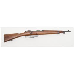 Italian Carcano bolt action rifle, caliber 7.35  mm, Serial #B2518.  The rifle is in overall good  c