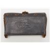 Image 1 : Leather US cartridge pouch marked “Watervilet  Arsenal” on back, in overall good condition.    Est.: