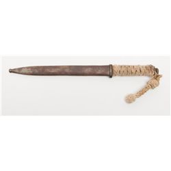 Mauser bayonet with oriental wrapped grip; WWII or  before.  Est.:  $25-$50.