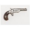 Image 1 : Ladies single shot spur trigger Muff Pistol,  approximately .22 caliber, Serial #NSNV.  The  pistol