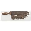 Image 1 : Apache knife made from saw, with fringed scabbard  20th century.   Est.:$175-$350.