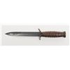 Image 4 : U.S. M3 fighting knife by Camillus dated 1943 with  leather scabbard, also by Camillus in very good