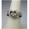 Image 2 : Delightful Heart shaped Diamond Ring inspired by  ‘Chopard’ with 3 ‘Happy’ or free moving Diamonds