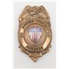 Image 1 : Deputy U.S. Marshal  shield style badge, enamel  center piece, spread eagle at top, no maker marks
