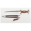 Image 2 : Nazi SA dagger with sheath and hanger, “RZM” blade  in very good to fine condition, fine wood grip,