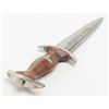 Image 8 : Nazi SA dagger with sheath and hanger, “RZM” blade  in very good to fine condition, fine wood grip,