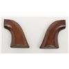 Image 2 : Lot of 2 pair of Colt SAA blackpowder revolver  wood grips, both in overall very good + condition,