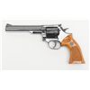 Image 2 : Dan Wesson DA revolver, .357 Magnum cal., 6”  barrel, checkered wood medallion combat grips,  #14418